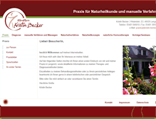 Tablet Screenshot of heilpraktikerin-kristin-becker.de